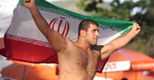 Iran Wins Trio of Beach Wrestling Gold at Asian Beach Games